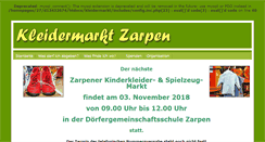 Desktop Screenshot of kleidermarkt.zarpen.de